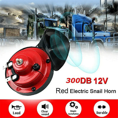 📢12V 300DB Zugschneckenhupe für LKW, Autos, Motorräder