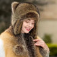 ❄️ Winter offers ❄️ Raccoon tail fur parent-child plush hat