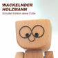 🙂Wippendes Holzmännchen Mit Wohlfühl-Lächeln – Kreatives Auto-Duftaccessoire
