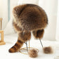 ❄️ Winter offers ❄️ Raccoon tail fur parent-child plush hat