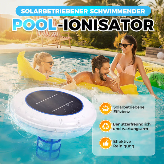 Kristallklarer Pool – ohne Chemie, mit Solarenergie! 🌞SOLARBETRIEBENER SCHWIMMENDER POOL-IONISATOR