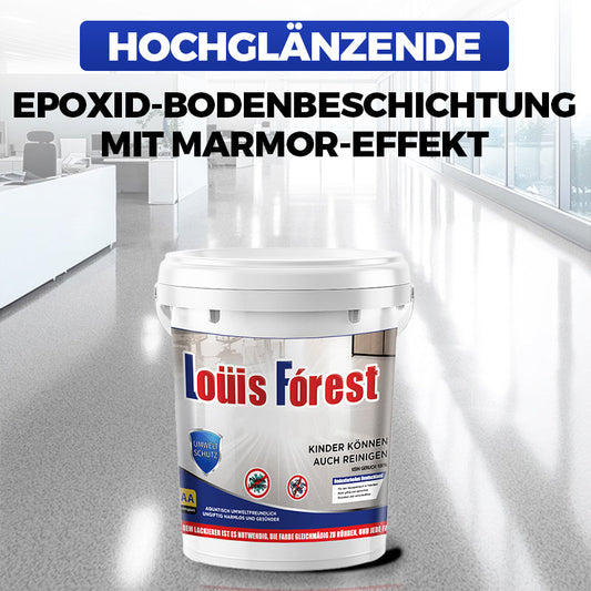 ✨Neu eingetroffen✨Hochglänzende Epoxid-Bodenbeschichtung mit Marmor-Effekt