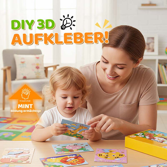 ⏳Begrenzte Zeit 50% Rabatt💥Kinder DIY 3D EVA Sticker Bastelset