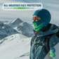 🧣JETZT 50% RABATT! ✨ Wärmereaktive Sturmhaube – Farbwechselndes Material mit vollständigem Gesichtsschutz für Wintersportarten ❄️🔒