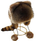 ❄️ Winter offers ❄️ Raccoon tail fur parent-child plush hat