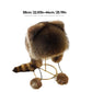 ❄️ Winter offers ❄️ Raccoon tail fur parent-child plush hat