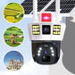 🎦360° Smarte Solarüberwachungskamera mit Drei-Bildschirm-Überwachung✨