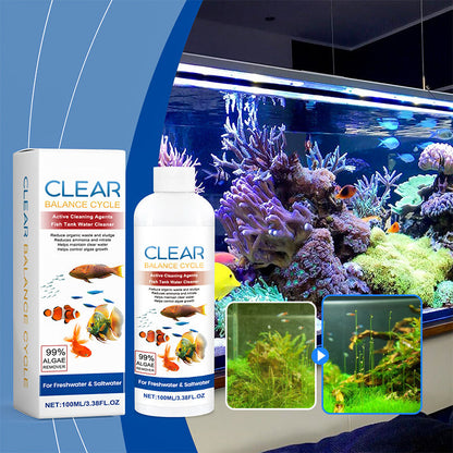 🐠 Wasserklärer für Aquarium – Reduziert Trübung & unterstützt klares Wasser