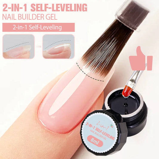 🌸💐3-in-1 selbstnivellierendes Nagelaufbaugel