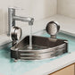 No-Drill Suction Cup Wall-Mounted Triangular Basket
