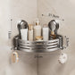 No-Drill Suction Cup Wall-Mounted Triangular Basket