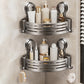 No-Drill Suction Cup Wall-Mounted Triangular Basket