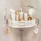 No-Drill Suction Cup Wall-Mounted Triangular Basket