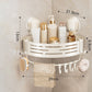 No-Drill Suction Cup Wall-Mounted Triangular Basket