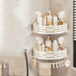 No-Drill Suction Cup Wall-Mounted Triangular Basket