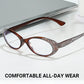 👓 Katzenaugen-Lesebrille mit Blue Light Blocking
