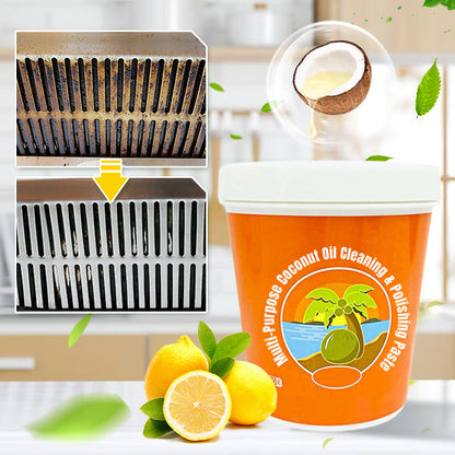 🌴 Sanfte Reinigung mit Natürlicher Kokosöl-Politurpaste 🥥✨ 🎁 Jetzt 2 kaufen, 1 gratis erhalten! 🫧 Pflegt & Poliert Oberflächen – Sicher & Umweltfreundlich