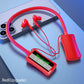 Nackenbluetooth -Ohrhörer mit digitalem Display