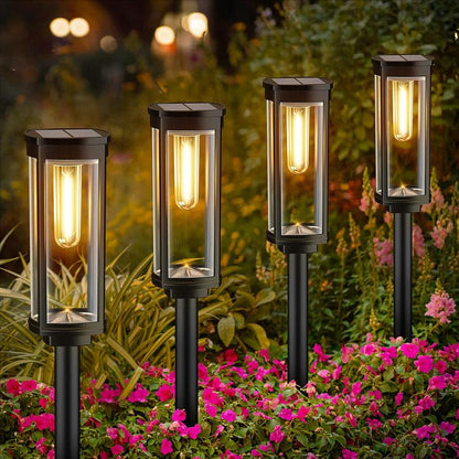 🔥2026 HEISSER VERKAUF🔥Solar-Gartenbeleuchtung – Retro-Design, 12–14 Stunden Leuchtdauer & IP65 wasserdicht