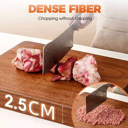 【🖤Black Friday – Zeitlich begrenztes Angebot🛒】Langlebiges antibakterielles Schneidebrett aus Holz