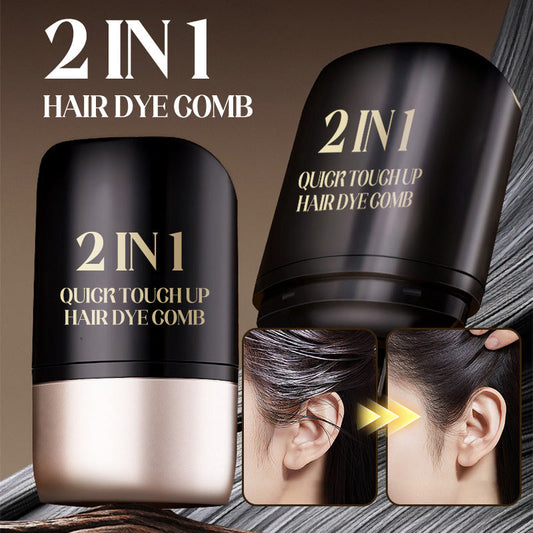 💥Grauhaarentferner👉2-in-1-Kamm zum schnellen Ausbessern von Haarfärbemitteln♀️~💥Zeitlich begrenztes Angebot🔥Kaufen Sie 2 und erhalten Sie 1 gratis!!!! 😎