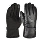 Herren PU-Leder Winddichte Thermo-Handschuhe