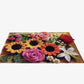 💐Absorbierende, rutschfeste, gestrickte Bodenmatte mit Blumenmuster✨