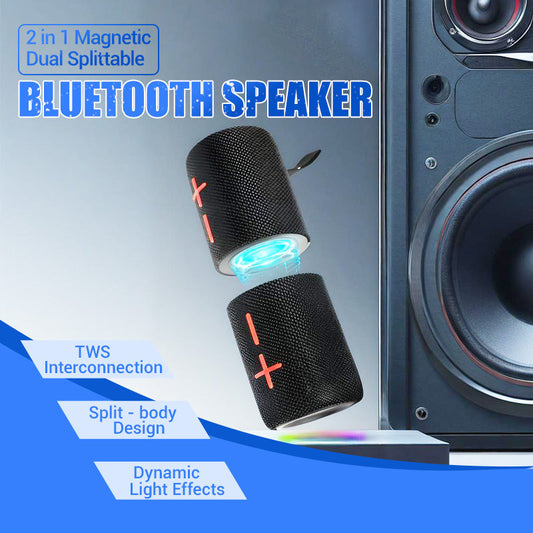 ⏳Begrenzte Zeit 50% Rabatt💥2-in-1 magnetischer, teilbarer Bluetooth-Lautsprecher