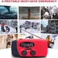📻☀️ Notfallradio – Solar & Kurbelbetrieb, USB-Ladung, Wetteralarm & Robust für Outdoor/Krise 🔋