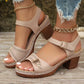 ✨2026 Neuheiten 50 % Rabatt👡Damen-Sandalen mit Blockabsatz
