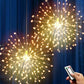 💎 -50% SOLAR FIREWORK LIGHT STRING! 💎 280 Warm White LEDs, 8 Modes & Remote Control – Waterproof Dandelion Design for Garden, Party & Patio