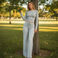 2-teiliges Set aus lässigem Oberteil und Hose für Dame