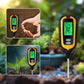 Digitales 6-in-1-Bodentestgerät, großer LCD-Bildschirm, Sonde genau schnell messen, Batterieversorgung