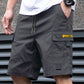 📢📢50 % Rabatt!! ⏰Herren Lässige Cargo-Shorts mit Kordelzug – Praktische Multifunktionstaschen, Verstärkte Nähte & Lockere Passform
