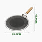 Antihaft-Grillpfanne aus Edelstahl mit klappbarem Grif