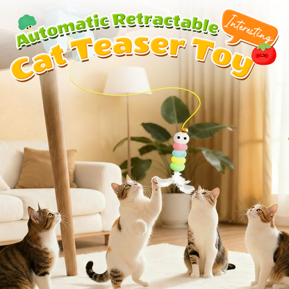 Automatisches, einziehbares Spielzeug für Katze