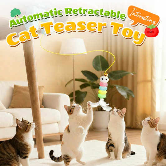 Automatisches, einziehbares Spielzeug für Katze